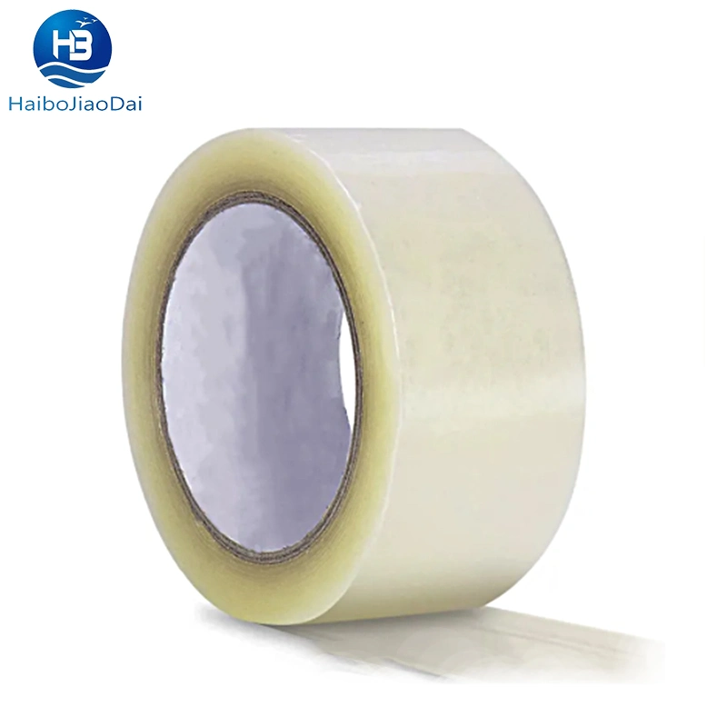 Polyester Box Sealing Tape with Synthetic Rubber Resin Self Adhesive Clear Packaging Tape