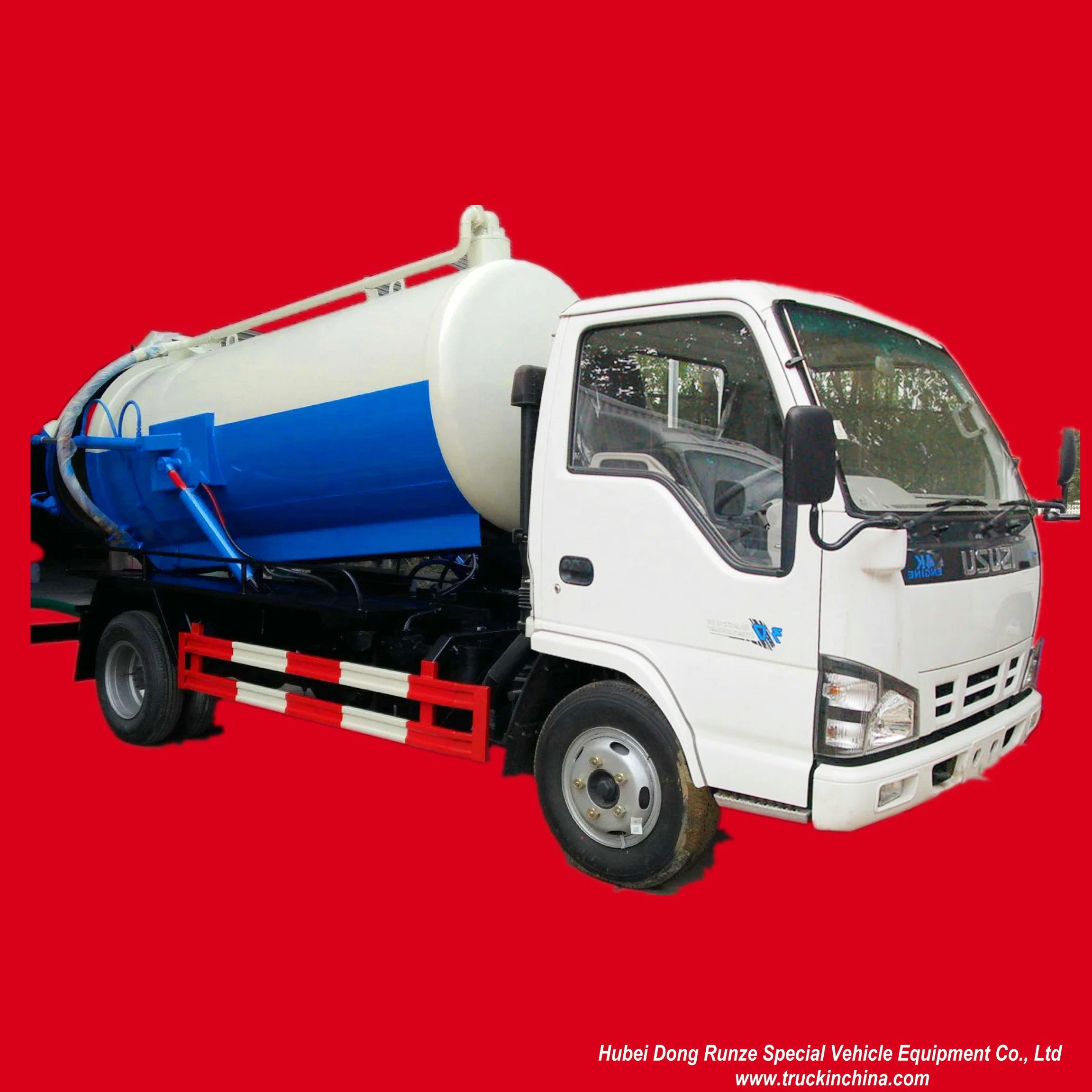 Customizing Suzu Combine Vacuum Jetting-Flushing Truck 700p Combination Vacuum and Drain Cleaner (Clean Water Tank 3m3; Sewage Tank 5.5m3)