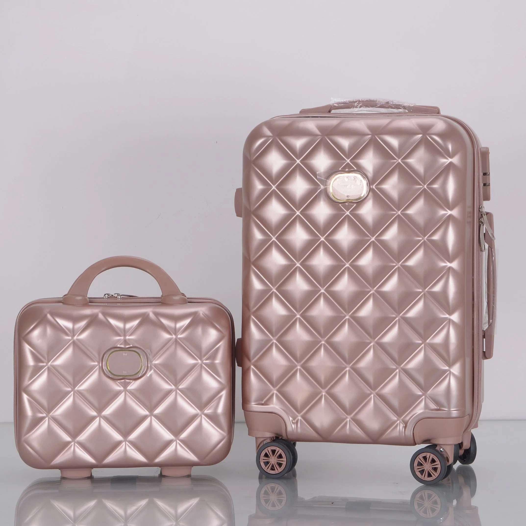 Classic Suitcase Luggage 24 Trolley Suitcase ABS Travel Luggage Sets with Cosmetic Bags