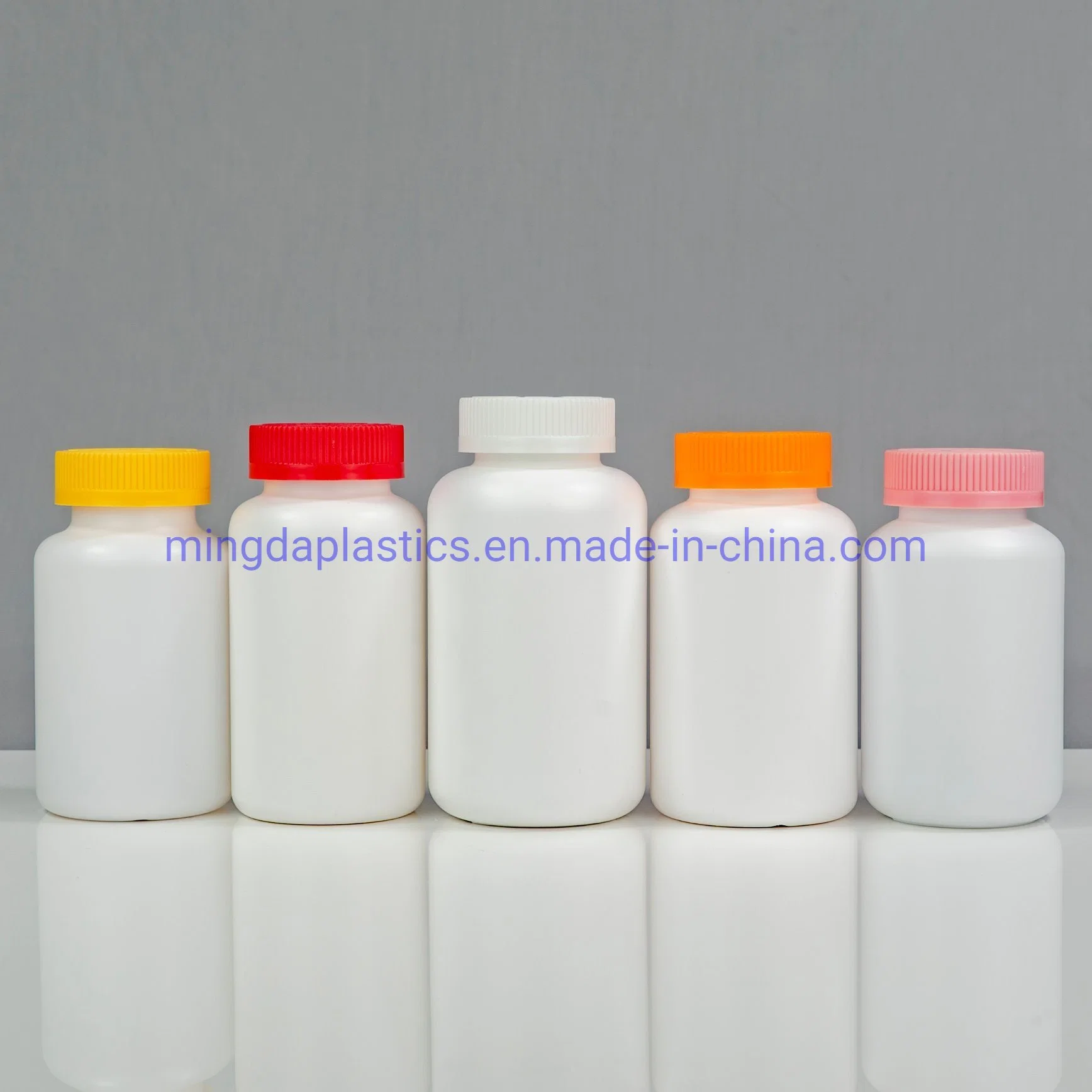 Common Size 120ml Pharmaceutical Plastic HDPE Packaging Tablets/Capsule Round Medicine Bottle CRC