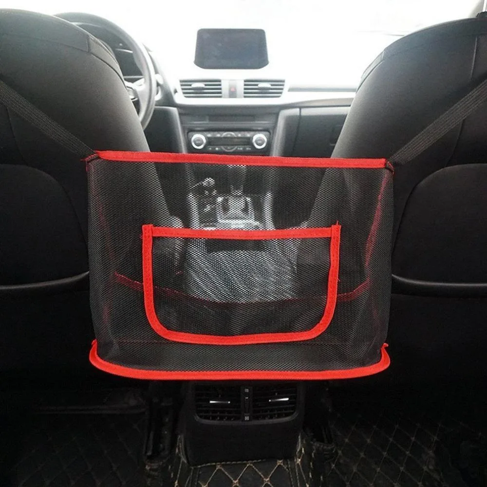 Large Capacity Car Seat Storage Mesh Organizer Bag Ci19548