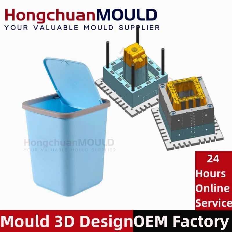 Household Durable Plastic Trash Can Garbage Bin Wastebin Injection Mould