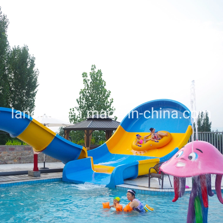 Les enfants Mini Boomerang glissoire d'eau pour l'Amusement parc à thème de l'eau