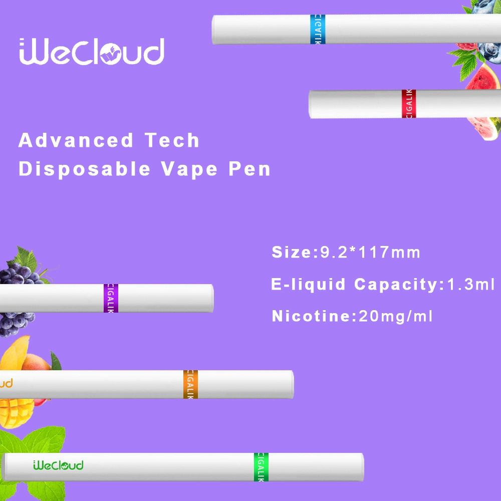 Wecloud Pairyosi Vape Factory OEM Vapers Wholesale/Supplier Mini Cigarette Slim Vape Stick 300/500 Puff 600puffs Disposable/Chargeable Vape Pen