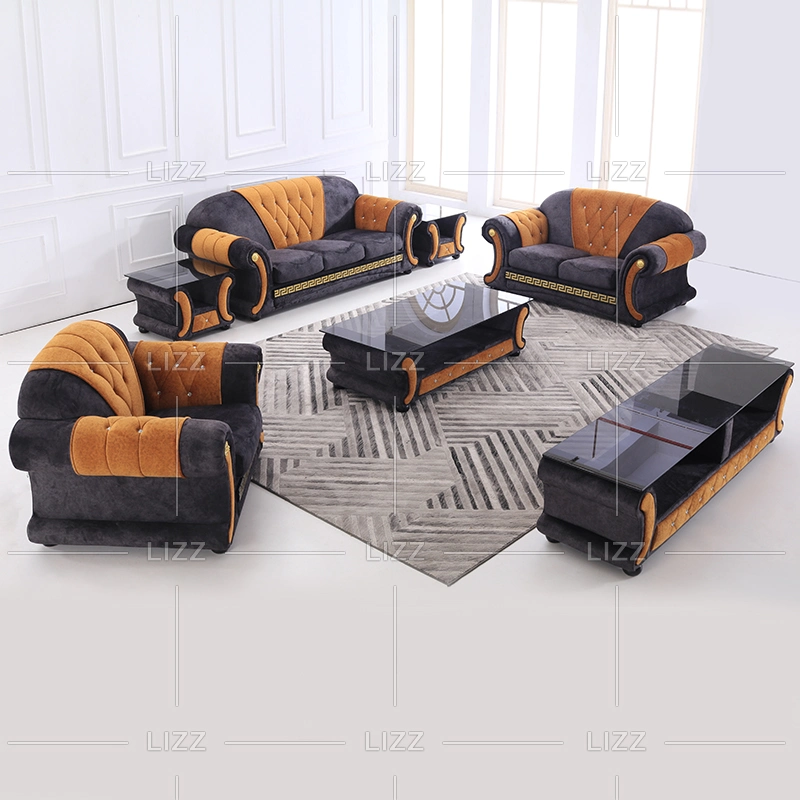 Fabrik-Versorgung Wohnzimmer Möbel Sektional Beliebte Sofa Wohnzimmer Chesterfield Ledersofa Set