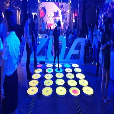 Disco Stage Effect Motion Sensor/Interactive LED Dance Floor Light for Disco, Club, Events