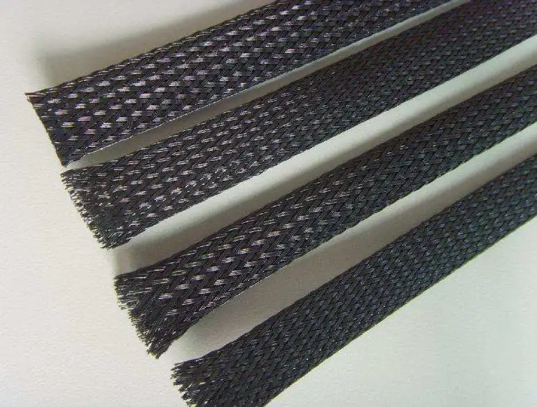 Woven Fabric Heat Shrinkable Braided Sleeve for Cable Management