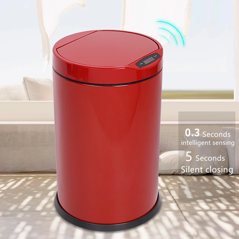 Accepted Automatic Induction, Silent Closed, Eco-Friendly Steel Dustbins Smart Large Sensor Dustbin Stainless