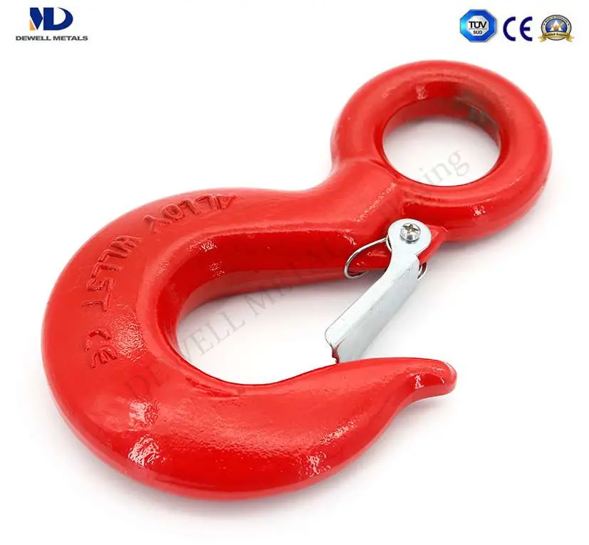 Rigging Hardware Color Painted Forged Alloy Steel G80 with Latch Eye Hook