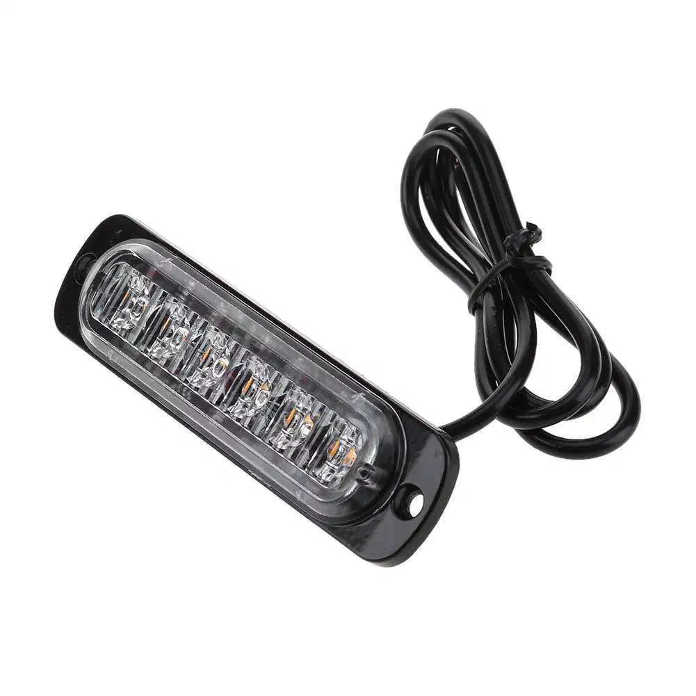 LED Warning Light 6LED 4LED Side Marker LED Indicator Light for Truck Trailer Car Interior Lamps Ambient Lighting Car