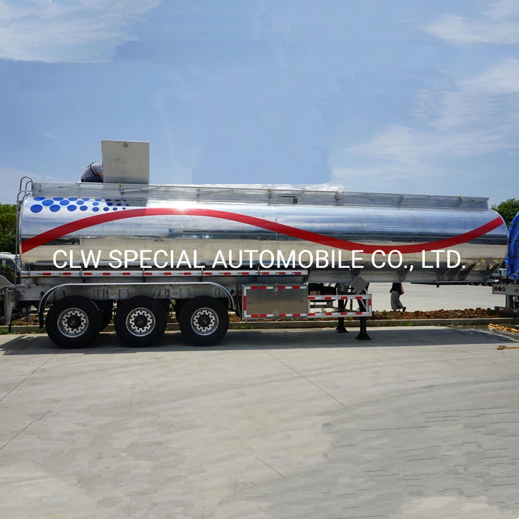 42cbm 45cbm Europe Standard Aluminum Alloy Adr Oil Tank Trailer Petrol Tank