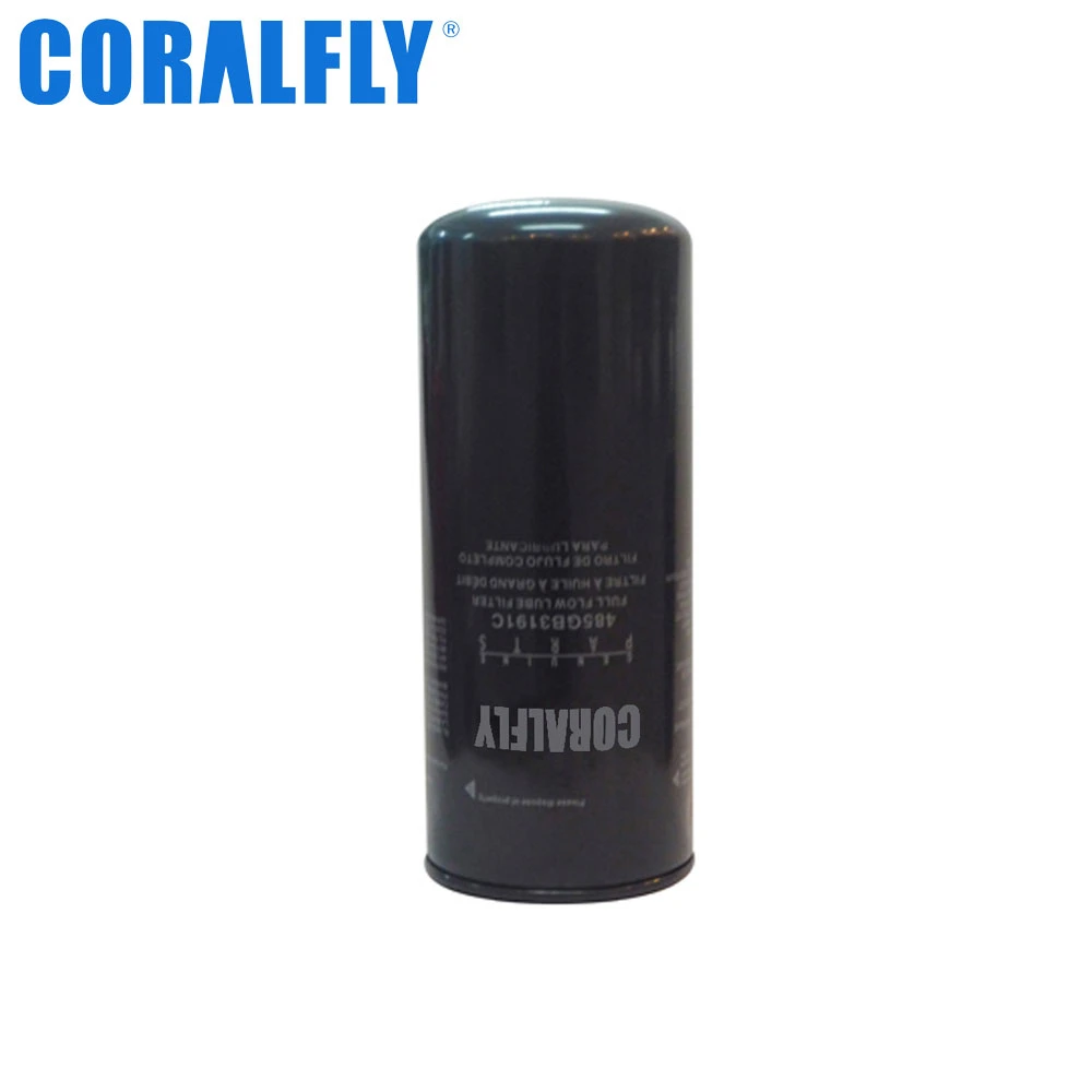 Coralfly Truck Engines Excavator Bus High Quality Lube Oil Filter 485GB3191c Lf553191 21707134 P553191 42537127 for Mack Vmc Volvo Donaldson Iveco Filter