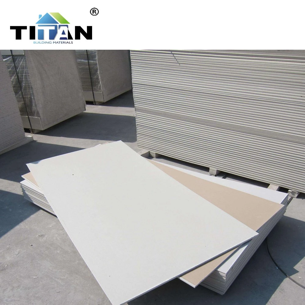 Unit Weight 9mm Thick Gypsum Board for Ceiling Guangdong