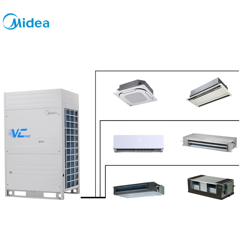 Midea 10ton 50 (60) Hz Aircondition Smart Backup Operation Industrial Climatisation refroidissement du système de climatisation VRF uniquement