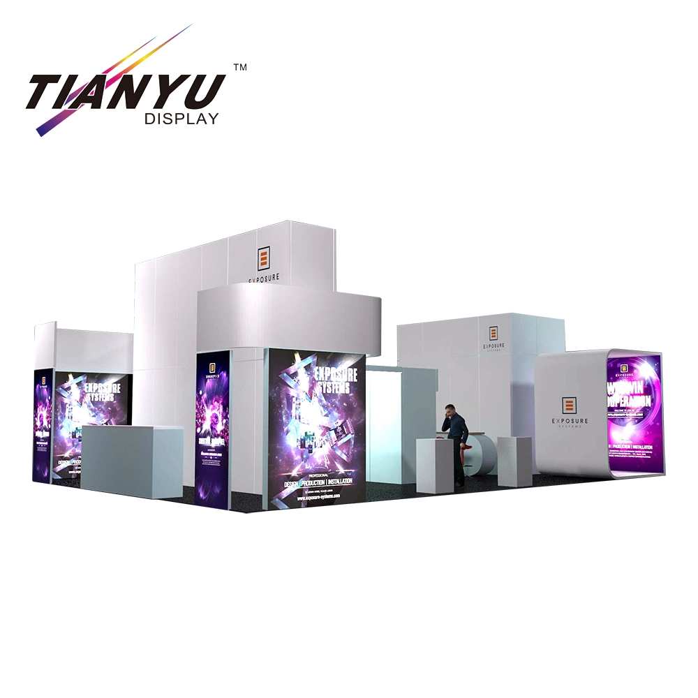 Reuseble Modular Aluminum Trade Show Display Stands Exhibition Stand