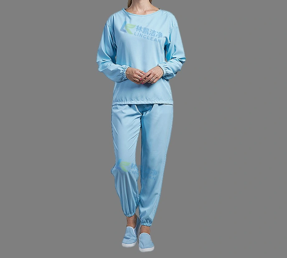 Workshop Cleanroom Shirt Anti-Static Underwear ESD Garment for Pharmaceutical Factory