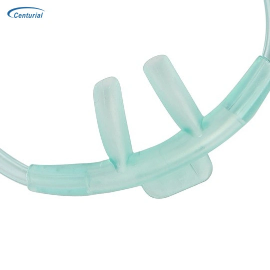 Medical PVC O2 and CO2 Sampling Nasal Cannula with Nasal Prongs