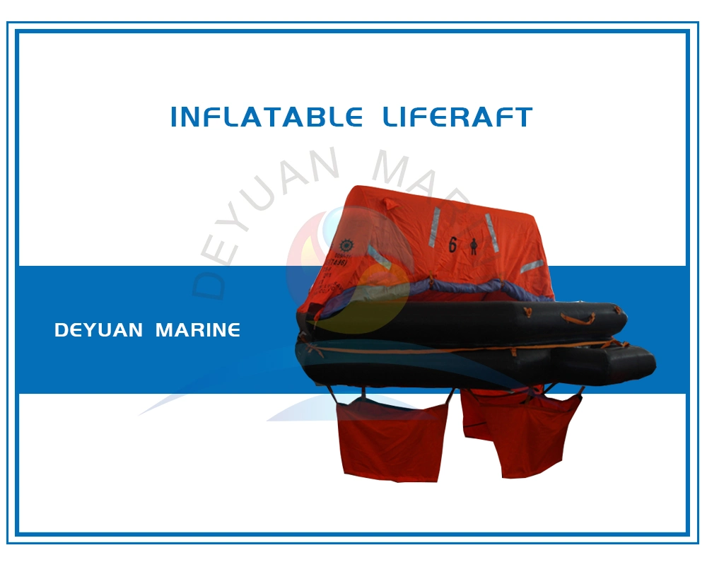 Ec Approval 6 Persons Throw-Overboard Inflatable Life Raft