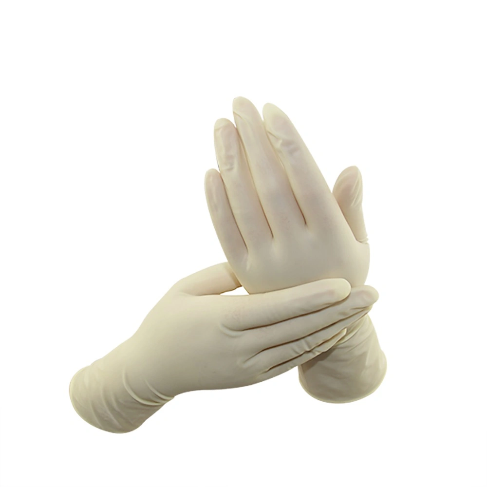 Gants médicaux jetables en latex ou en poudre stérile Powder-Free gants chirurgicaux en latex poudrés avec la CE et l'ISO