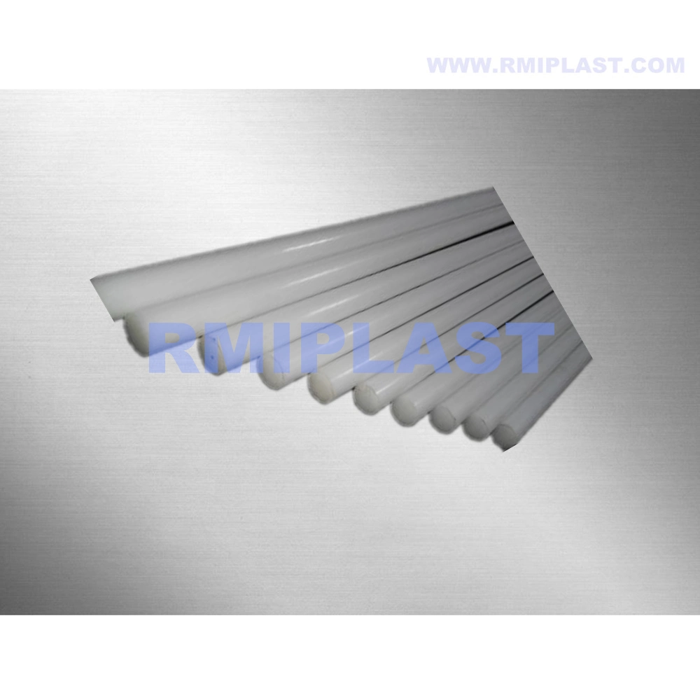 Plastic Sheet PVDF Extrusion Plate PVDF Rod PVC Board of Grey White Rigid Sheet Solid Rod of 10mm 150mm for Machining Application