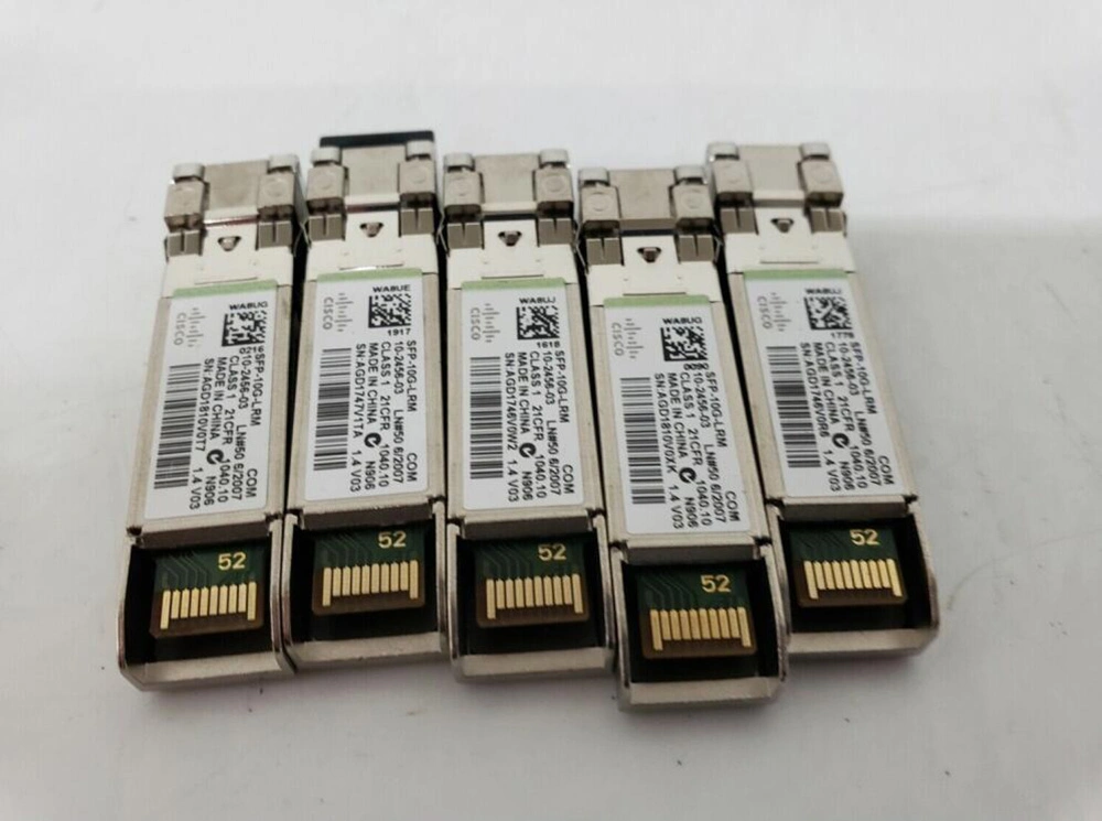 A Cisco SFP-10G-Lrm= Cisco 10GBASE-Lrm Módulo SFP Switch Ethernet do Módulo de rede de fibra óptica