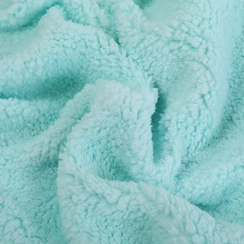 250cm Width Super Soft Polyester Sherpa Fabric for Home Textiles