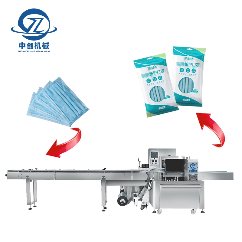 Custom Full Automatic Pillow Flow Blueberry Strawberry Garlic Horizontal Plastic Bag Filling/Packaging/Packing Machine