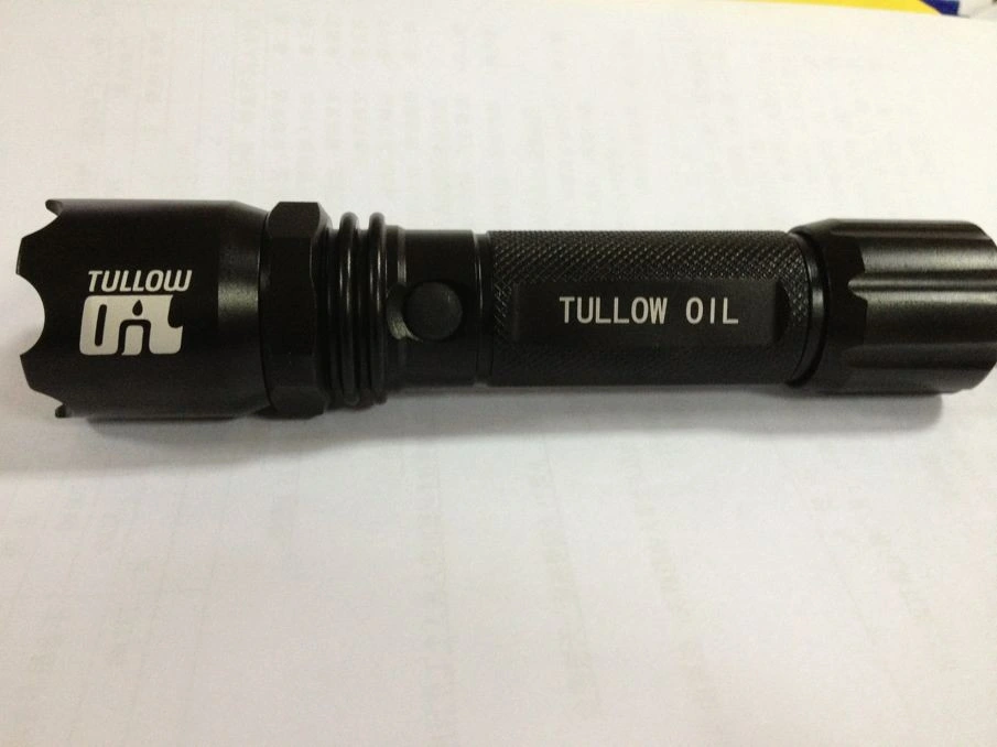 Logo d'huile Tullow gravé au laser Maglite torche LED puissant