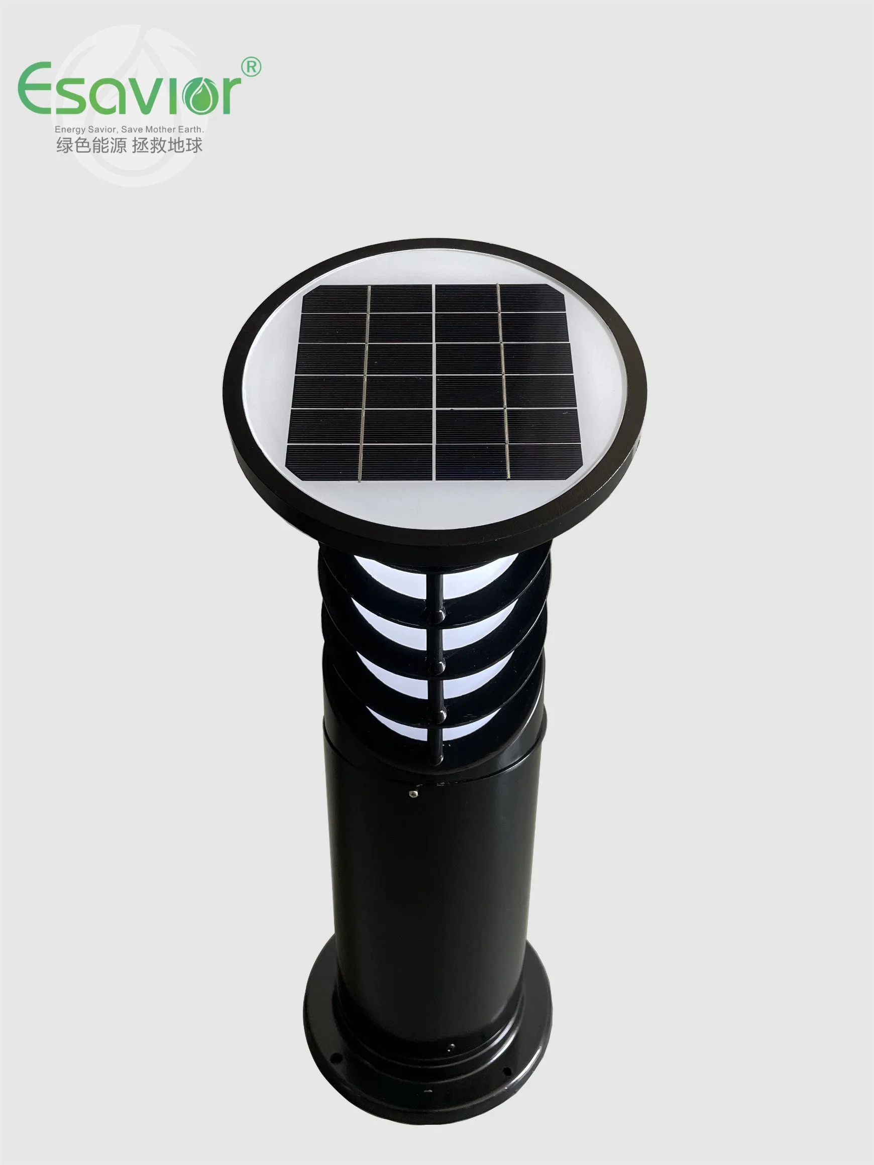 Esavior Solar Powered LED Outdoor Solar Bollard/Rasen/Garten Licht