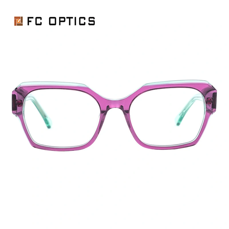 Wholesale Fashion Acetate 2020 Crystal Optical Glasses Eyewear Frame