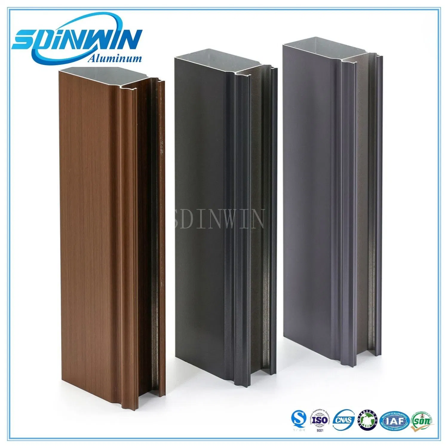 Anodized/Powder Coat Aluminum Profiles for Window Door Curtain Wall