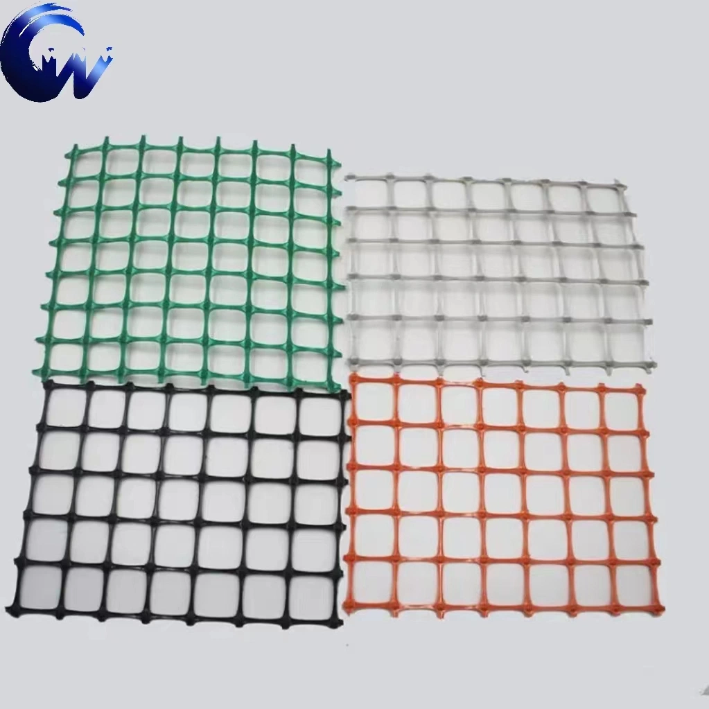 Tgsg50kn Bidirectional/Plastic Tensile Geogrid Is a Polymer Mesh Material with Square/Rectangular Shape