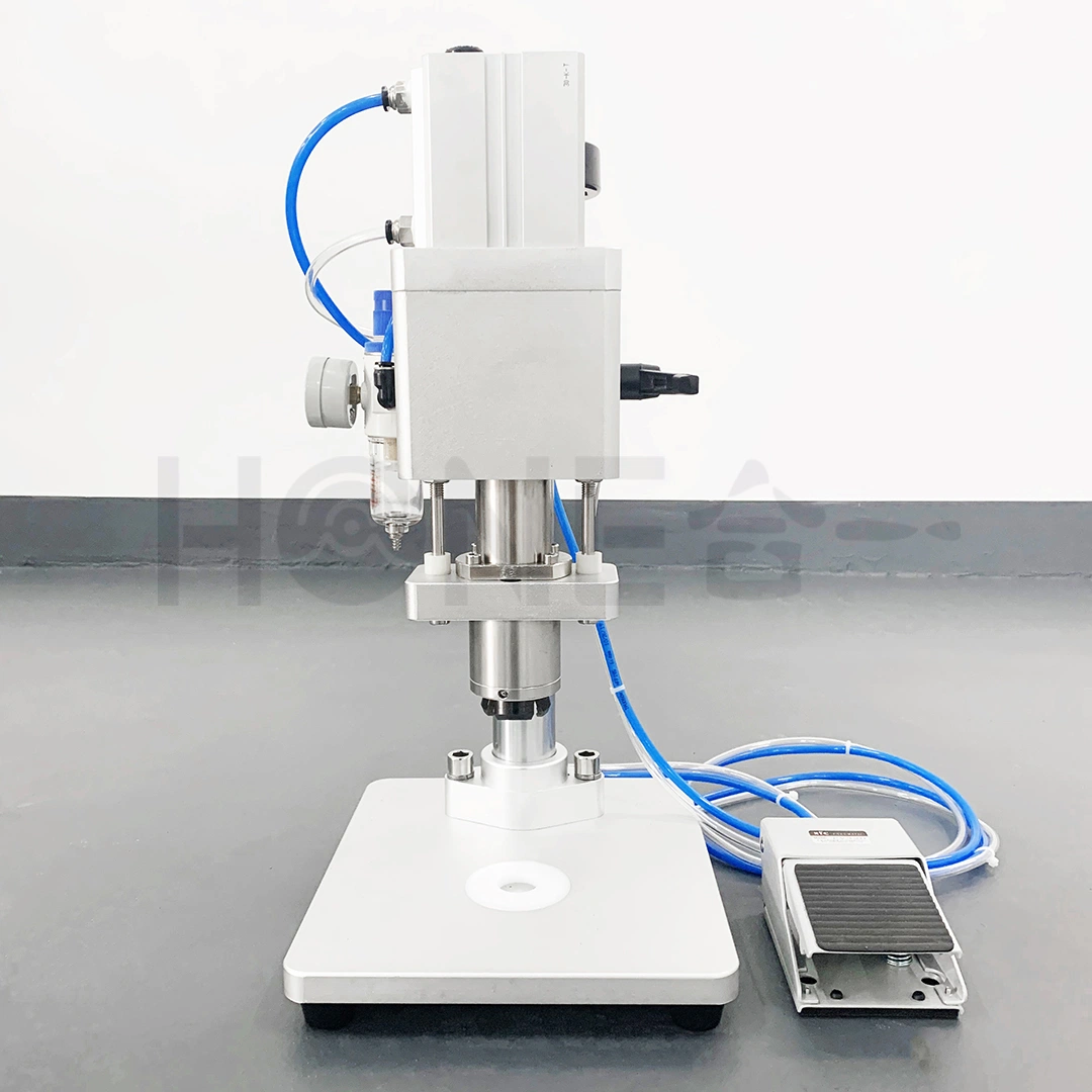 Lixe 13mm 15mm 18mm 20mm tubos de alumínio Pneumática Pac Crimpador Semiautomáticos líquido oral garrafa pequena máquina de crimpagem