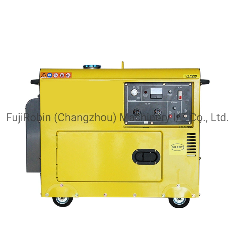 Soundproof Silent 5kw Diesel Generator Pr6700tn