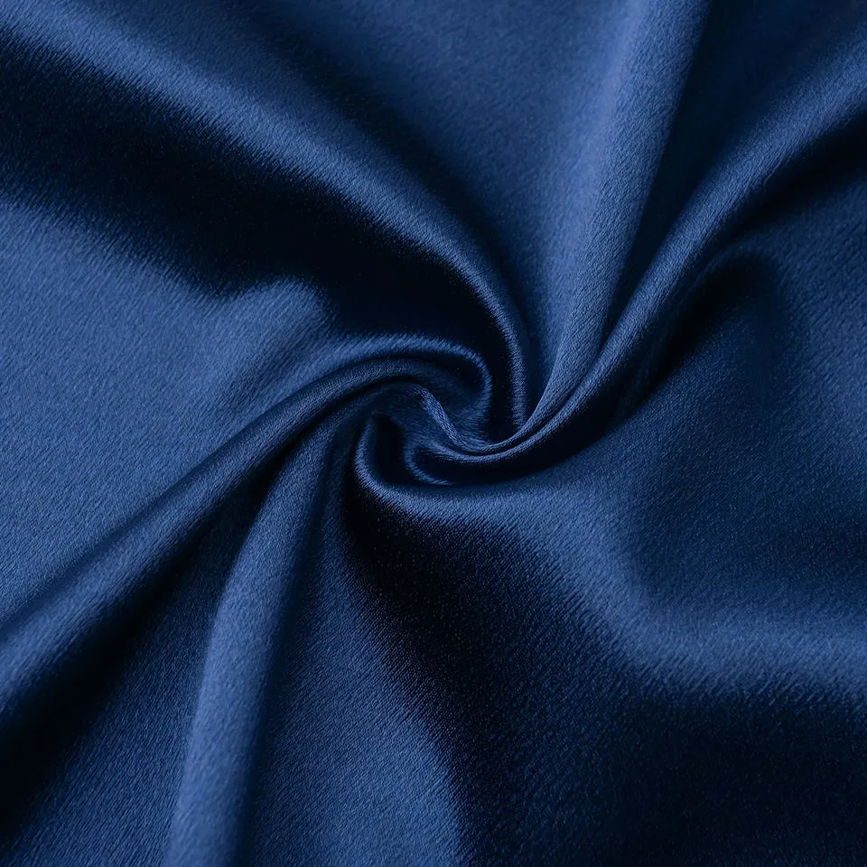 Good Drapery Polyester Spandex Heavy Weight Satin Crepe Fabric for Skirt