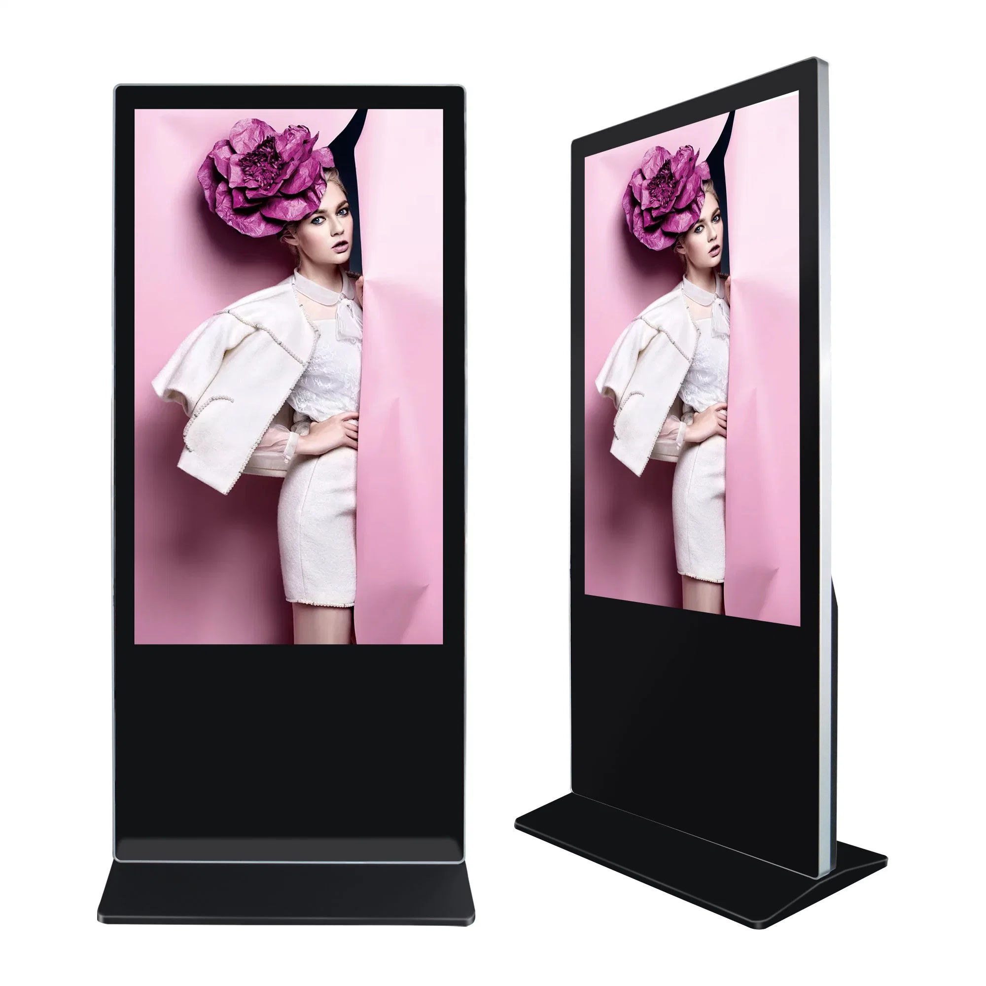 Floor Standing 65inch LCD Advertising Video Player Promotion LCD Digital Signage for Shopping Mall