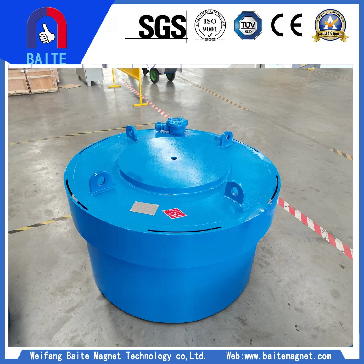 Neodymium Magnet Separator Dry Suspension Electromagnetic Separator for Energy Chemicals