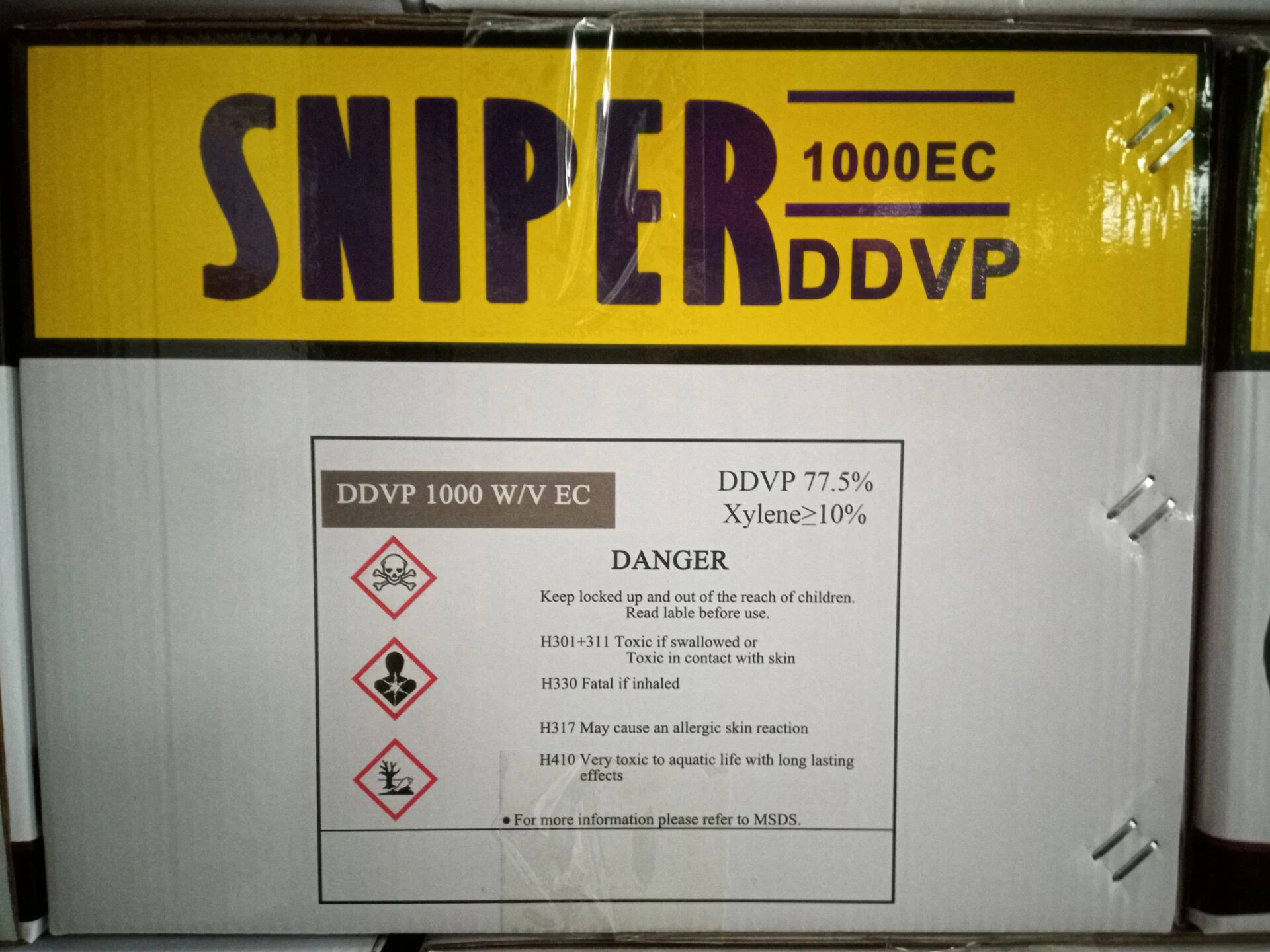 Insecticide Liquid Dichlorvos 50ec, Ddvp 98%Tc 80%Ec 77.5%Ec Sniper 1000ec Ddvp Liquid