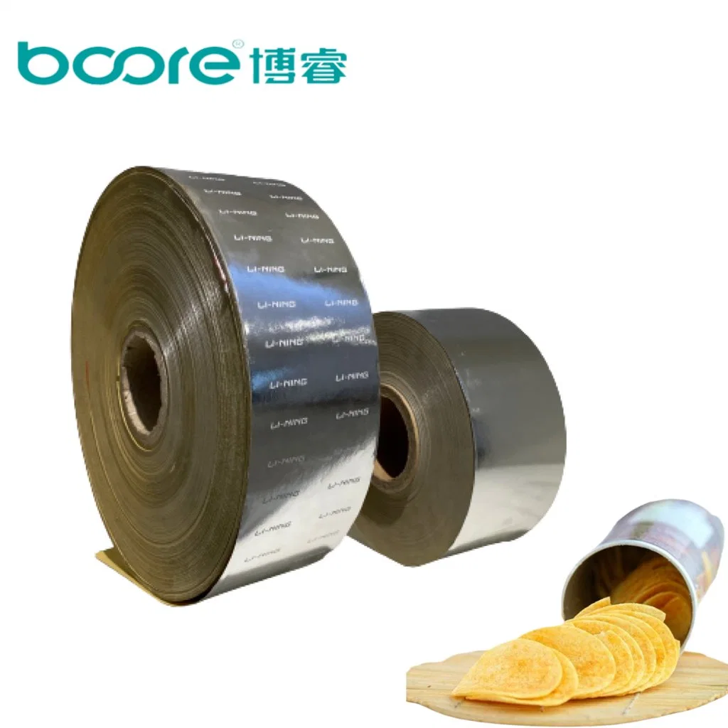 Potato Chips Snack Popcorn Paper Caniste Aluminum Foil Paper Film Packaging