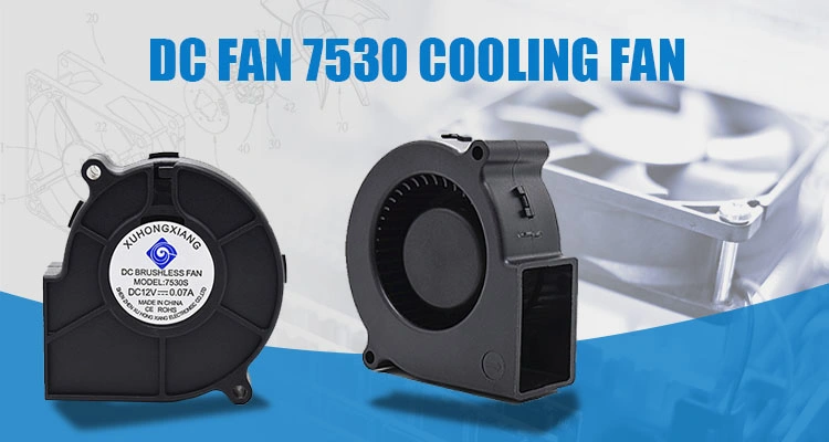 Centrifugal Blower 7530 12V DC Fan 75X75X30mm 75mm Silent Fan Blower