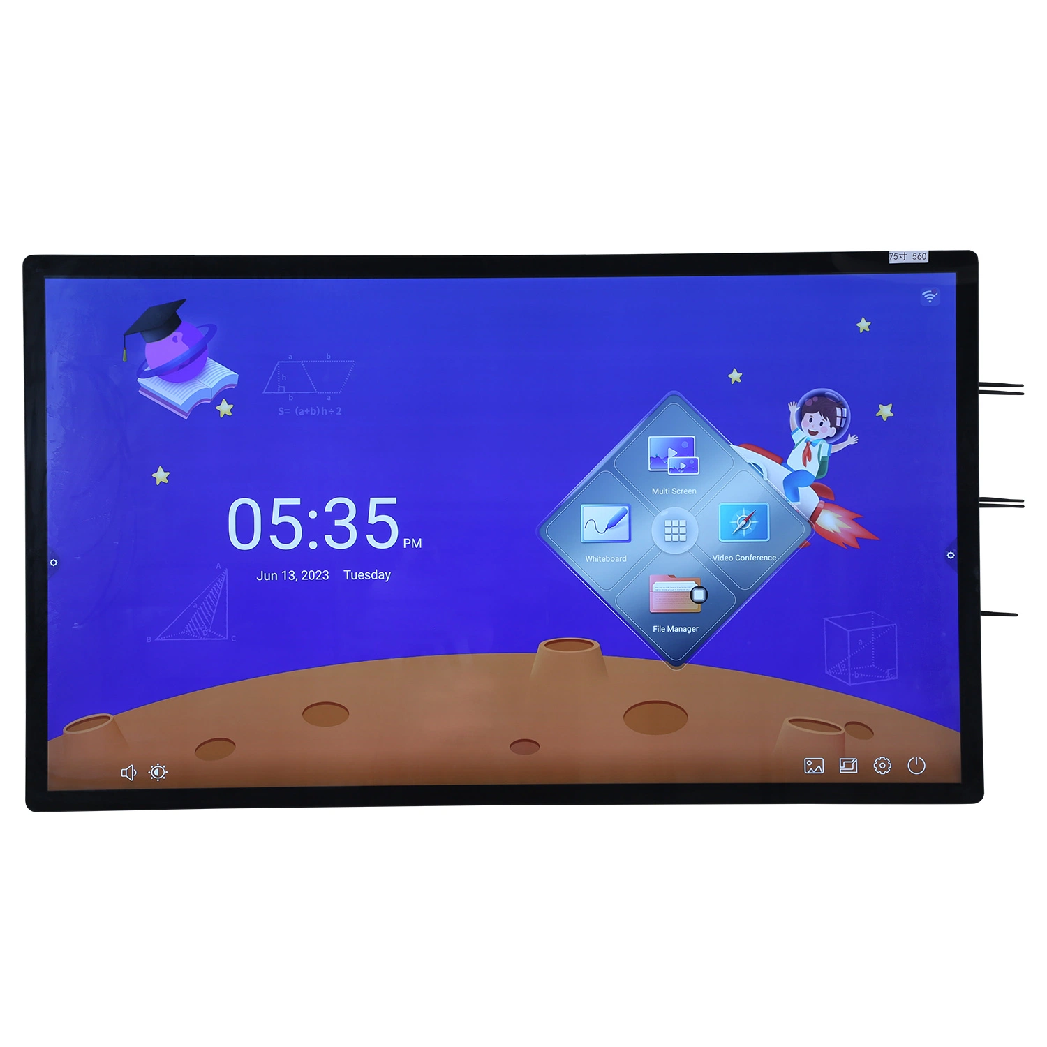 55 65 75 86 98 110 Inch Interactive Touch Screen Smart Whiteboard Interactive Whiteboard with Stand