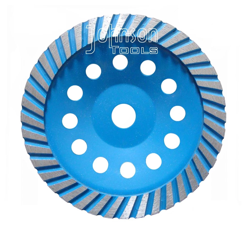 180mm Diamond Grinding Tools Segment Turbo Grinding Cup Wheel for Stone
