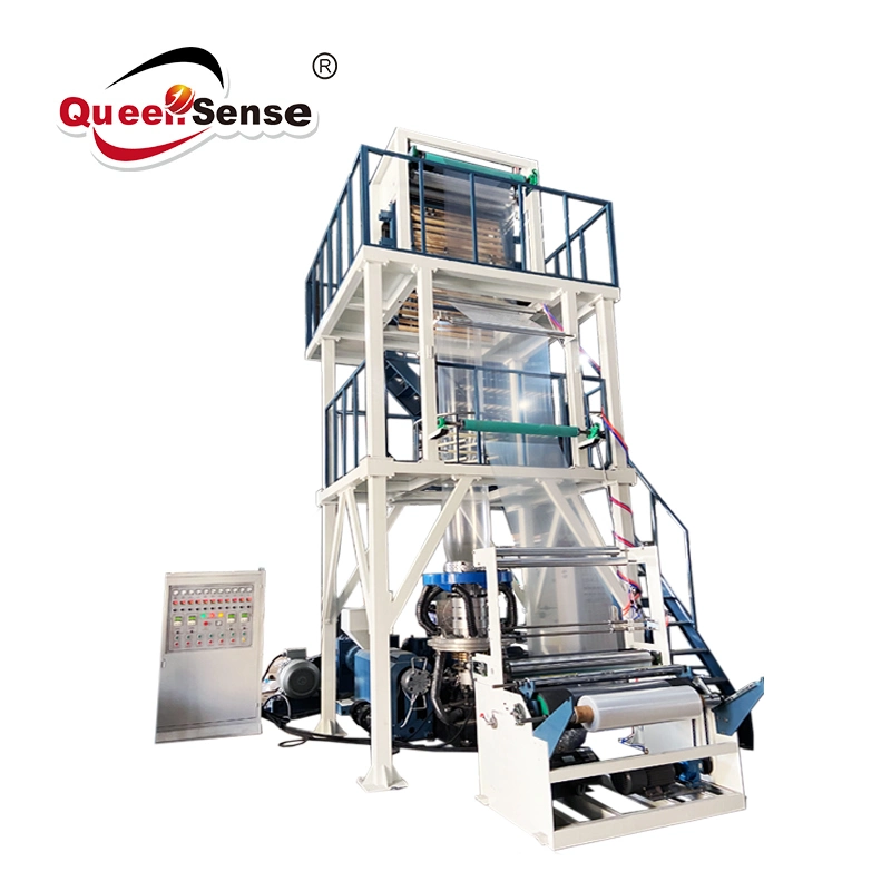 Queensense Biodegradable/PE Film Blowing Plastic Making Extrusion Price Bio Extruder Machine Manufacture