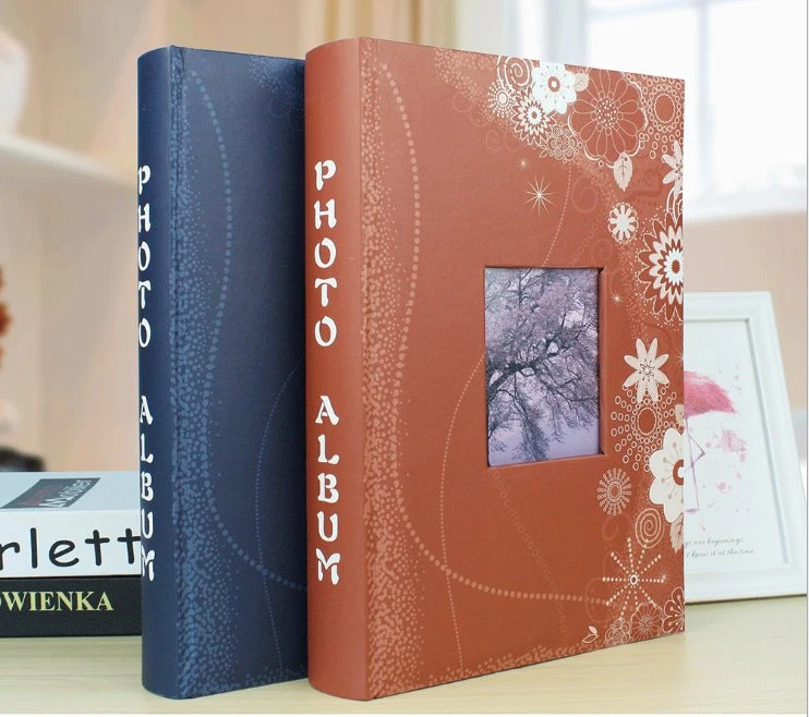 Silk Screen Printed Leather PU Photo Album for Wedding/Traveling/Family/Babies/Students