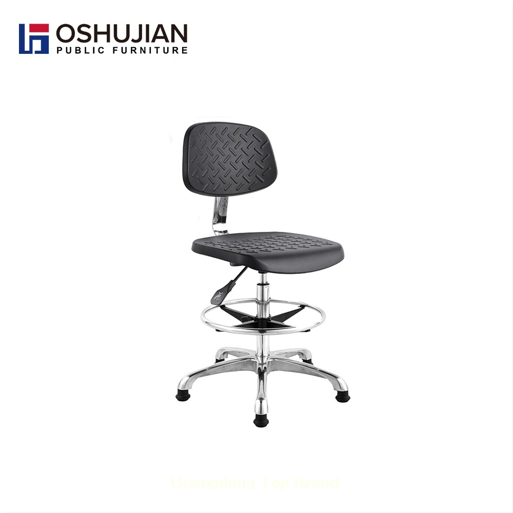 Polyurethane Lab Adjustable Stool ESD Chair