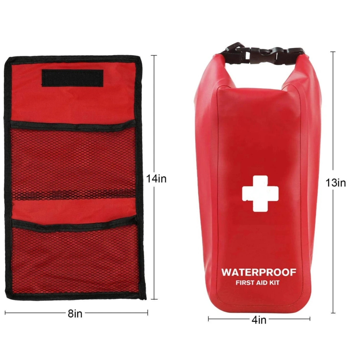 Custom Logo Small Waterproof First Aid Medical Kit Bag with Equipment for Travel Boating Vehicle Sports