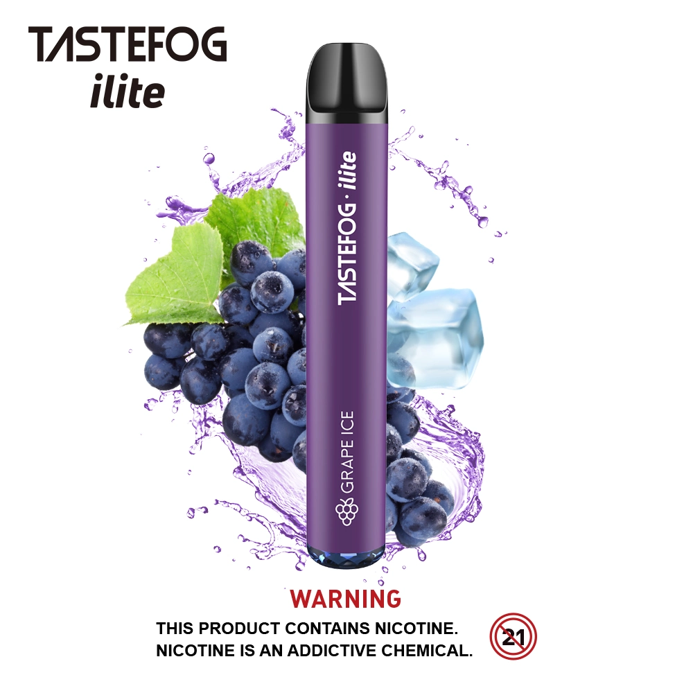 Venta caliente en el Reino Unido Tastefog Ilite Dispsoable Vape con certificación Tpd 500 inhalaciones