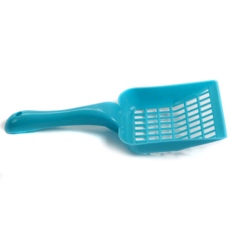 Pet Supplier Cheap Cat Sand Cleaning Pickup Shit Hollow out Grid Shovel Plastic Cat Litter Shovel