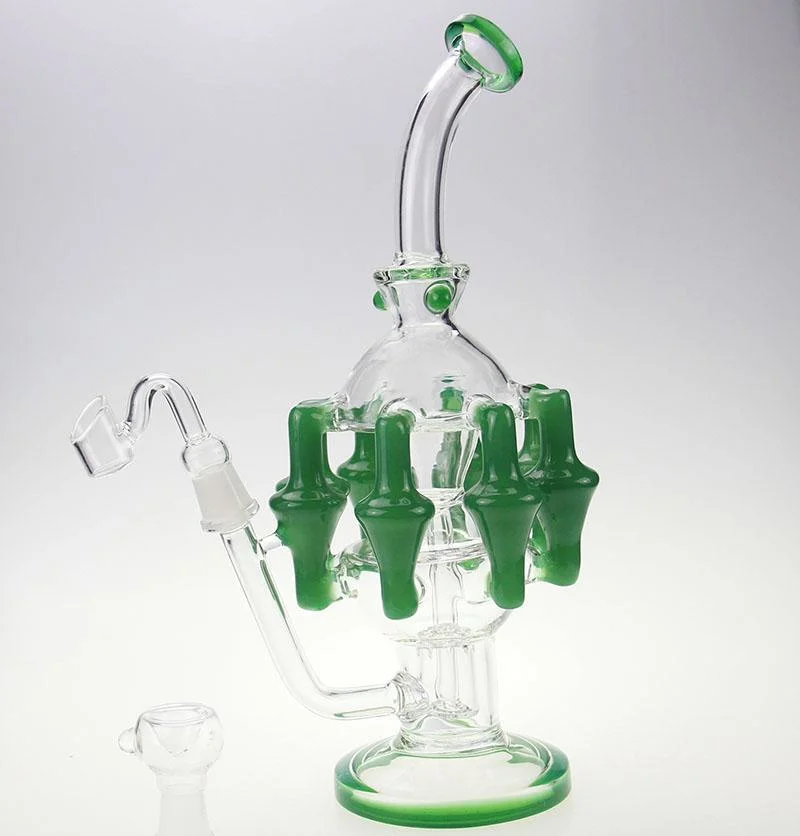 China Manufacturer New Heady DAB Rig Glass Water Pipe, Diamond Glass Wholesale/Supplier Recycler Glass Smoking Pipe