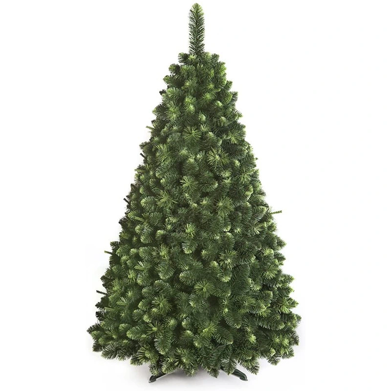 7ft árbol de Navidad artificial PVC Pet denso árbol de Navidad para Decoración de vacaciones